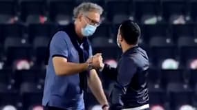 Laurent Blanc et Xavi