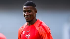 Nordi Mukiele à l'entrainement avec le RBL en juillet 2022