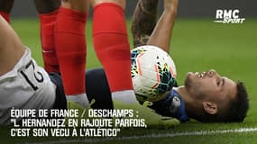 Équipe de France : "L. Hernandez en rajoute parfois, c'est son vécu à l'Atlético" s'amuse Deschamps