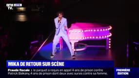 Mika est de retour sur scène pour sa nouvelle tournée après 4 ans d'absence