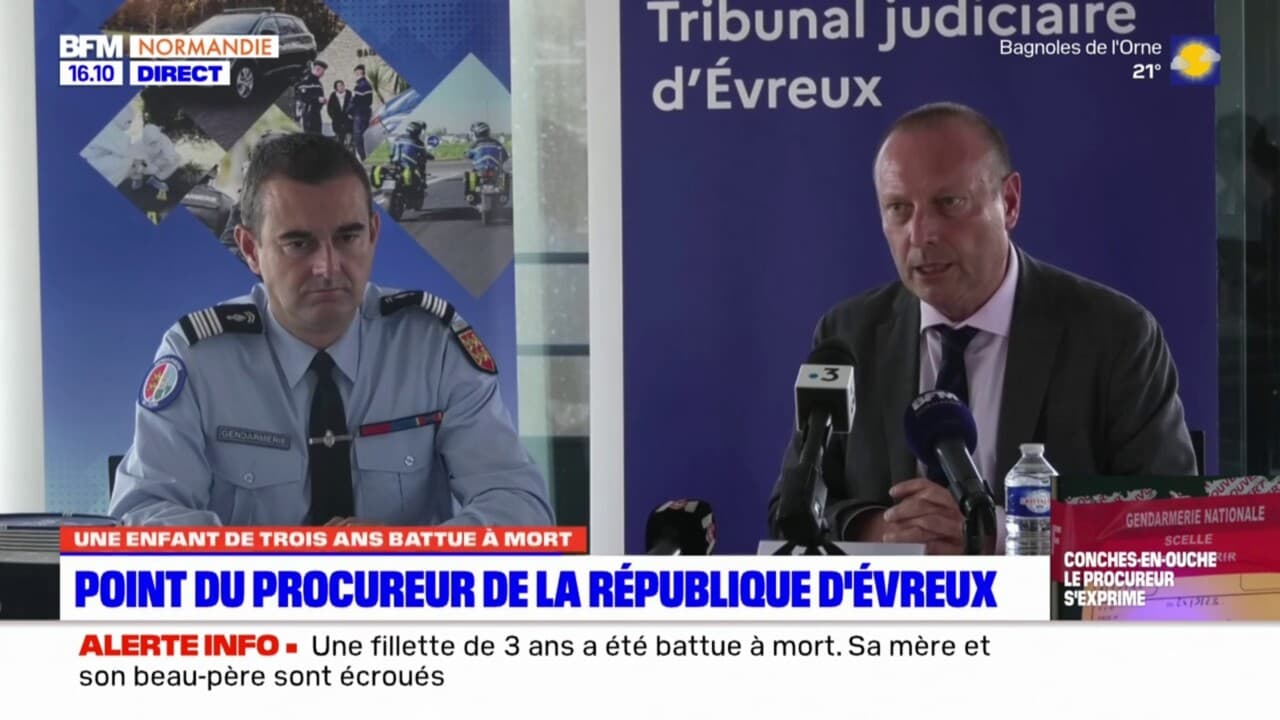 Fillette Battue à Mort Dans L'Eure: Le Procureur De La République D ...