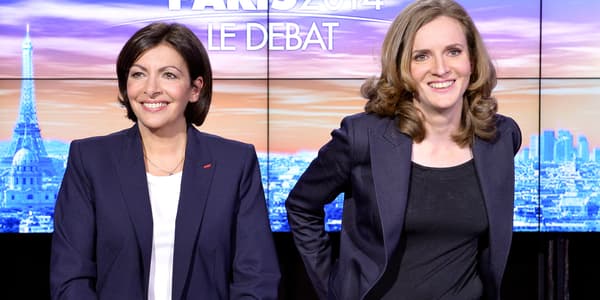 Anne Hidalgo et Nathalie Kosciusko-Morizet le 26 mars, lors du débat d'entre-deux tours des municipales. Anne Hidalgo et Nathalie Kosciusko-Morizet le 26 mars, lors du débat d'entre-deux tours des municipales.