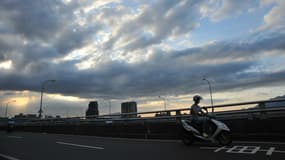 Le ciel de Taipei en juillet 2013. 