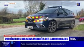 Inondations dans le Pas-de-Calais: la gendarmerie patrouille pour protéger les maisons inondées des cambriolages