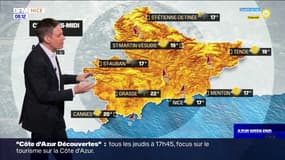 Météo Alpes-Maritimes: du soleil pour ce matin avant l'arrivée d'averses, jusqu'à 17°C à Nice