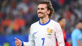 Antoine Griezmann avec l'équipe de France lors du match contre le Portugal à l'Euro 2024