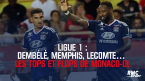 Dembelé, Memphis, Lecomte… Les tops et flops de Monaco-OL