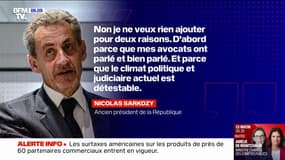 Au dernier jour du procès du financement libyen, Nicolas Sarkozy dénonce un "réquisitoire politique"