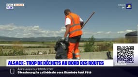 Alsace: trop de déchets au bord des routes 