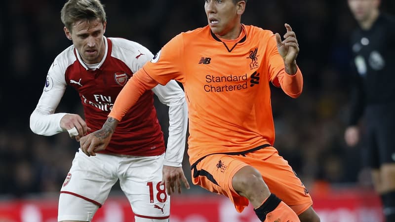 Nacho Monreal et Roberto Firmino