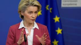 Ursula von der Leyen à Bruxelles le 8 février 2022