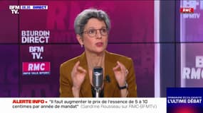 Sandrine Rousseau souhaite augmenter le prix de l'essence "entre 6 à 10 centimes le litre sur une année"