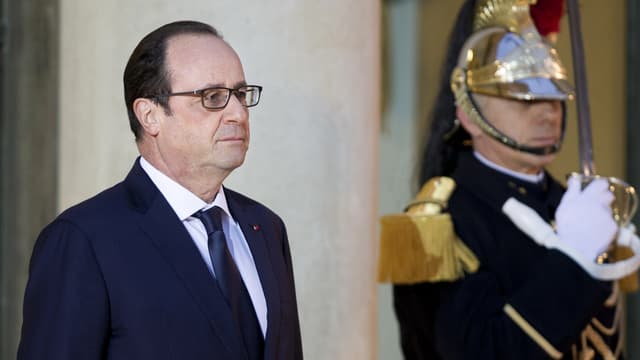 François Hollande le 9 février 2015, à l'Elysée.