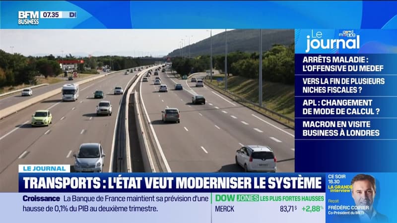 Transports : l'Etats veut moderniser le système