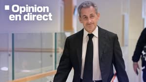 L'ancien président Nicolas Sarkozy au tribunal de Paris.