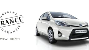 Toyota a recu le label Origine France garantie pour sa Yaris produite à Valenciennes.