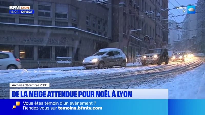 Quelques flocons de neige attendus pour Noël à Lyon