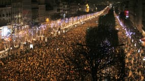 La fête sur les Champs-Elysées en 2014