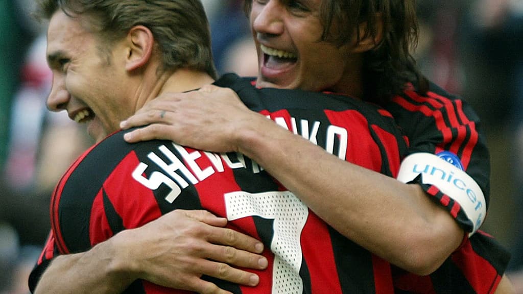 Chevchenko et Maldini