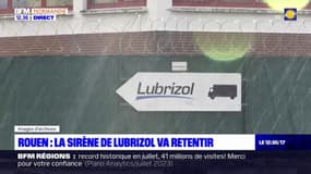 Rouen: l'alarme incendie de l'usine Lubrizol testée à plusieurs reprises ce mercredi