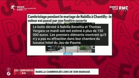 Les tendances GG: Nabilla cambriolée lors de son mariage - 08/07