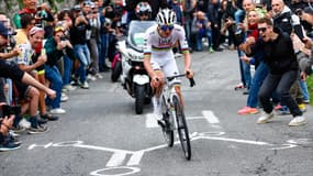 Tadej Pogacar sur le Tour de Lombardie le 12/10/2024