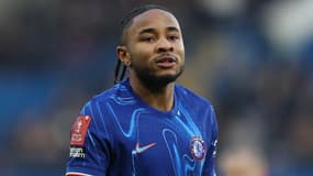 Christopher Nkunku avec Chelsea en FA Cup, le 11 janvier 2025