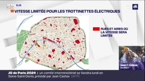 Trottinettes électriques en libre-service: 700 zones de Paris limitées à 10km/h