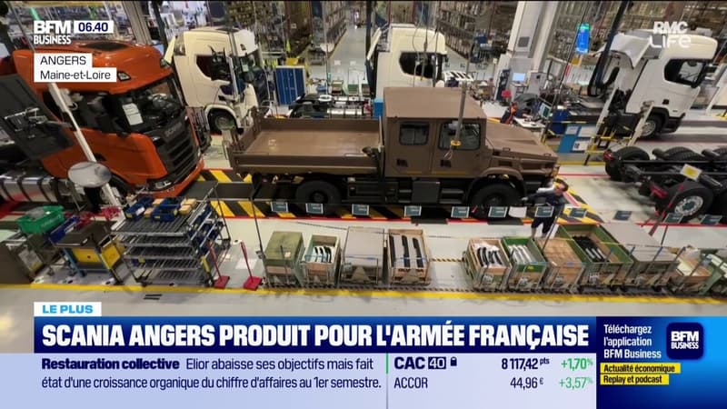 Scania Angers produit pour l'armée française