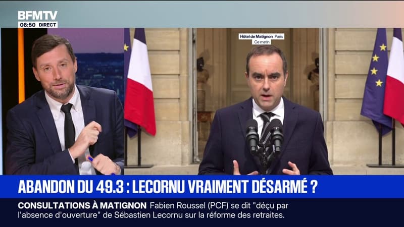 Abandon du 49.3: pourquoi Sébastien Lecornu se prive d'une arme pour faire passer son budget ?