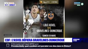 Coupe de France : l'ASVEL défiera Gravelines-Dunkerque