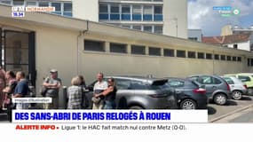 Des sans-abri de Paris relogés à Rouen