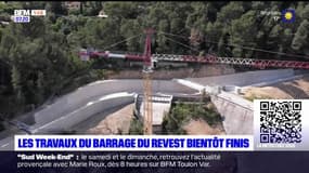 Les travaux du barrage de Revest bientôt finis