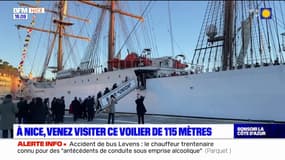 Nice: le voilier péruvien BAP Union fait escale sur la Côte d'Azur