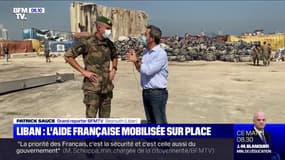 Comment s'organisent les militaires français à Beyrouth pour déblayer la ville ?