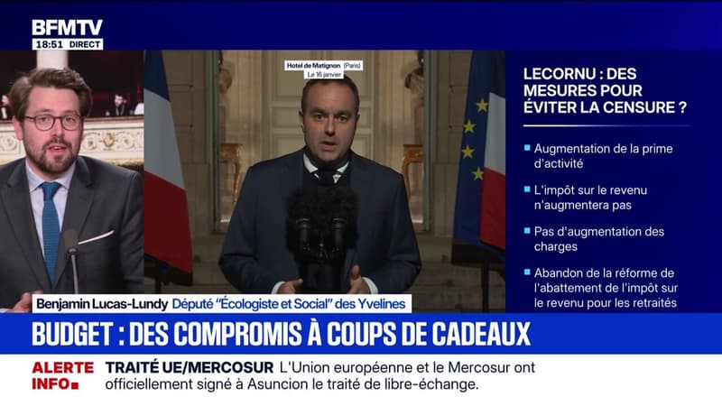 Budget : "Depuis une décennie maintenant qu'Emmanuel Macron gouverne, les ultras riches ont été bien servis", déclare Benjamin Lucas-Lundy, député (Écologiste et Social)