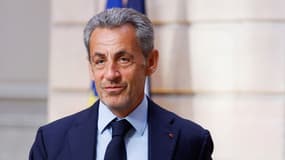 L'ancien président de la République Nicolas Sarkozy le 7 mai 2022 à Paris. 