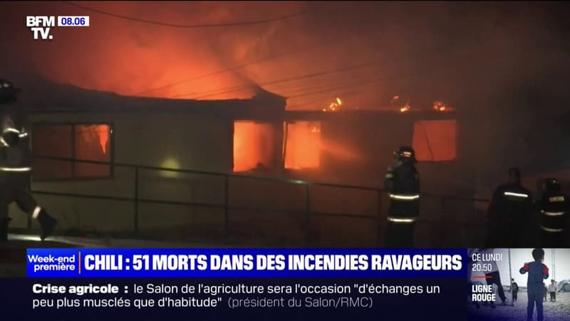 Chili: une cinquantaine de morts dans des incendies ravageurs