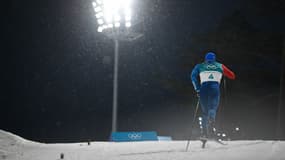 Baptiste Gros au ski de fond.