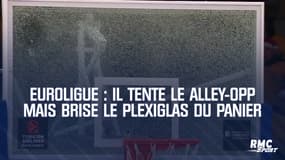 Euroligue : il tente un alley-oop mais brise le panier