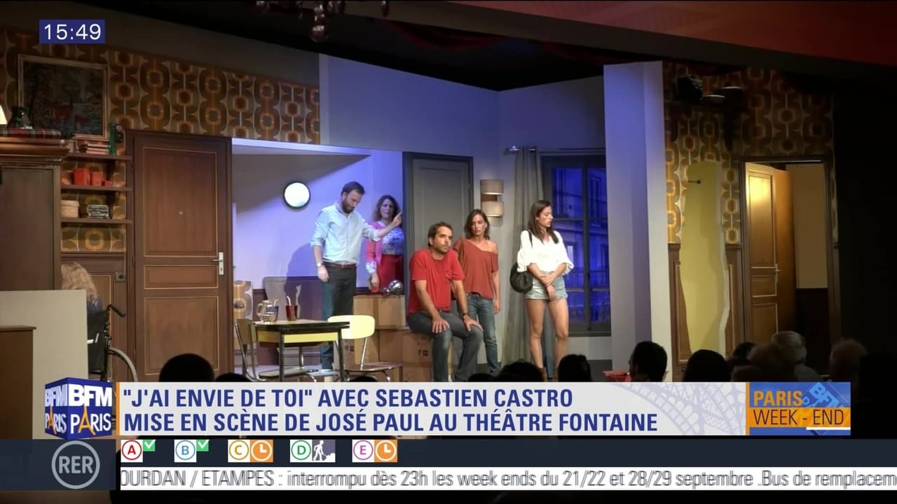 Scènes sur Seine: "J'ai envie de toi" au Théâtre Fontaine avec