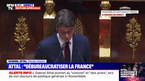 Gabriel Attal: "Je veux aussi débureaucratiser la France" 