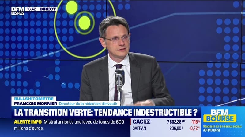 Regarder la vidéo Bullshitomètre : La transition verte, tendance indestructible ? - FAUX répond François Monnier - 11/06