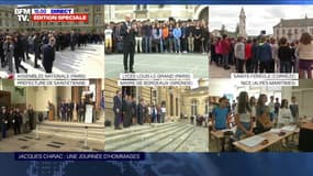 Hommages à Jacques Chirac: une minute de silence observée à travers le France