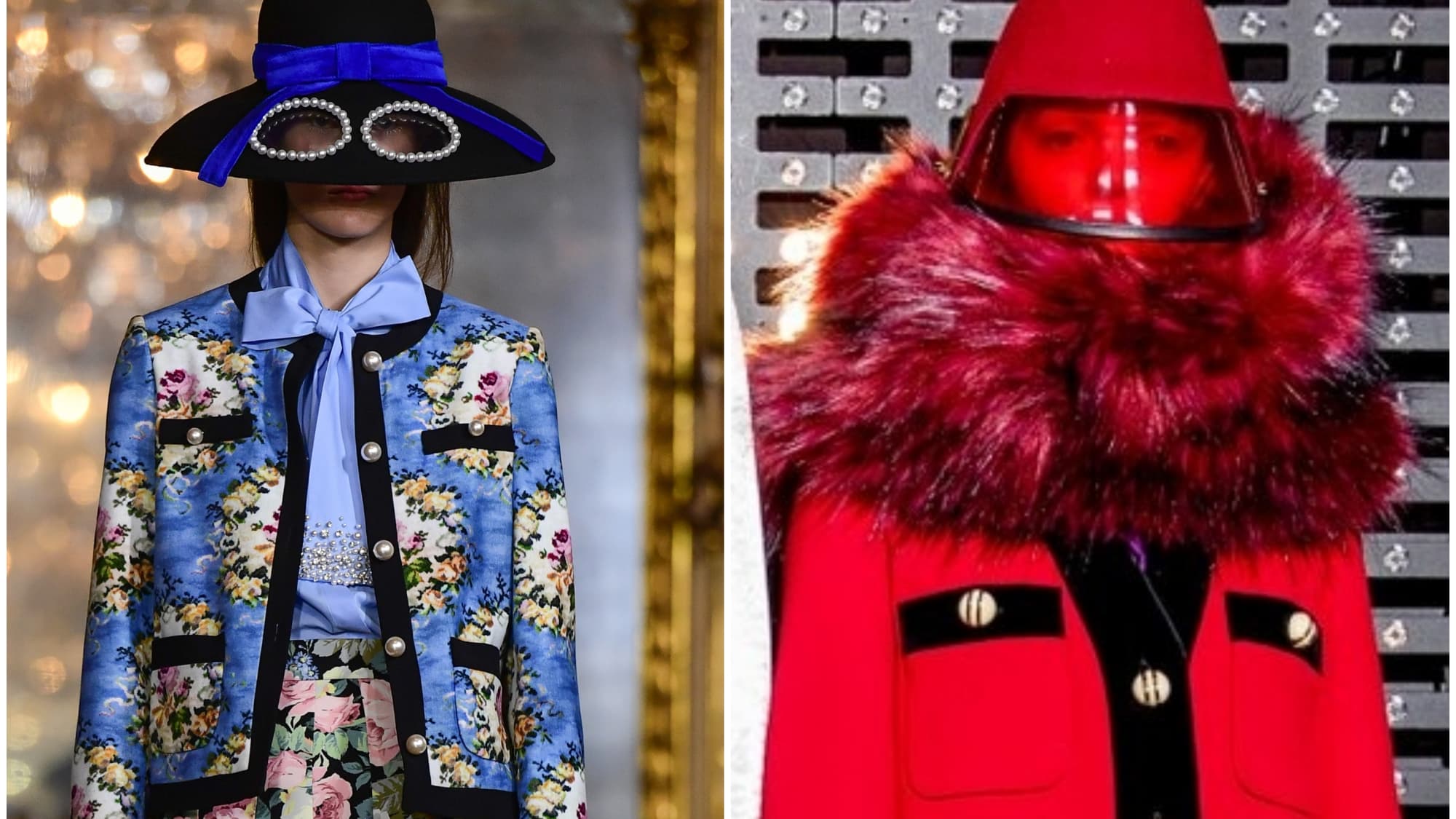 Des chapeaux repérés sur les podiums de Vivetta et Gucci Des chapeaux repérés sur les podiums de Vivetta et Gucci