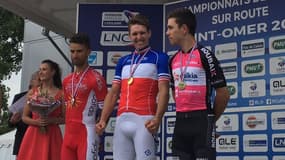 Nacer Bouhanni, Arnaud Démare et Jérémy Leveau