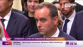 Syndicats : l'aveu de faiblesse de Sébastien Lecornu