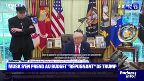 "Une abomination répugnante" : Elon Musk se lâche contre le budget de Donald Trump 
