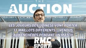 Les joueurs de l'Udinese vont porter 11 maillots différents... vendus aux enchères pendant un match