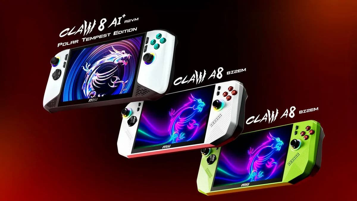 La MSI Claw A8 et 8 AI